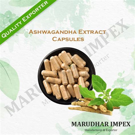 Herbal Ashwagandha Root Extract Capsules Bottle At Rs 300 Bottle In