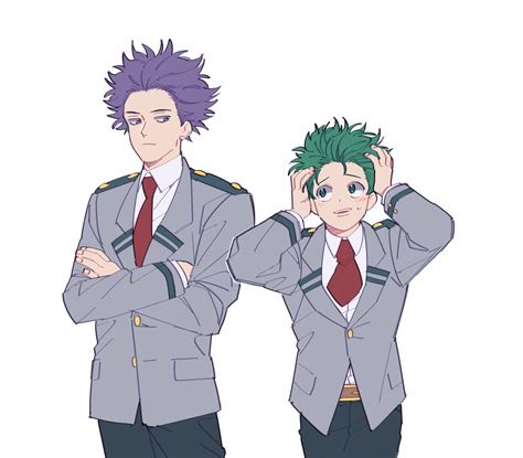 Boku No Hero Academia Hitoshi Shinsou Midoriya Izuku Boku No