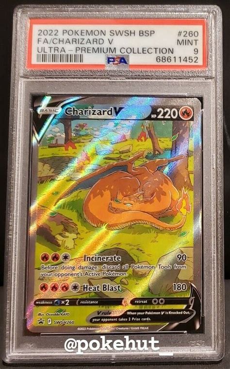 Mavin Pokemon Psa Mint Charizard V Charizard Vmax Charizard