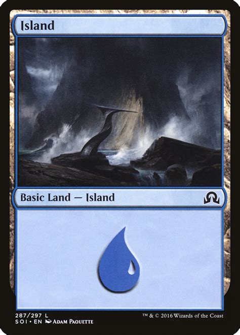 Island · Shadows Over Innistrad Soi 287 · Scryfall Magic The