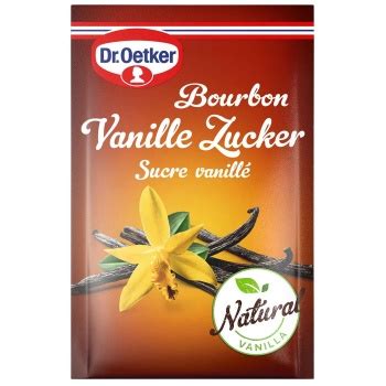 Bourbon Vanille Zucker Dr Oetker Shop