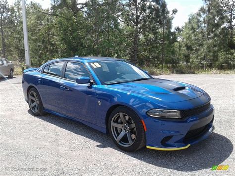 IndiGo Blue 2018 Dodge Charger SRT Hellcat Exterior Photo 126423952