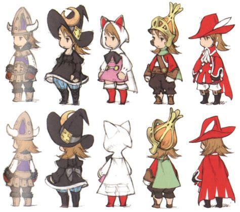 Image Ffiii Ds Jobs Concept Art 6  Final Fantasy Wiki Fandom Powered By Wikia