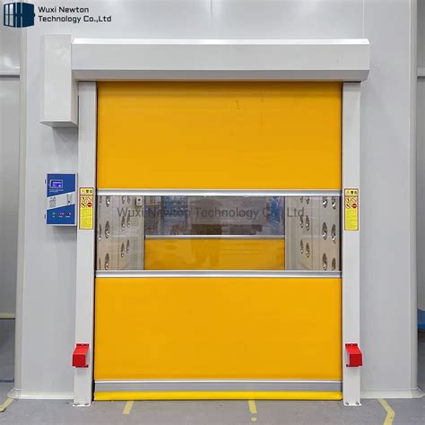 Food Factory Automatic Rapid Roller Shutter Door Pvc Fast Gate Rapid