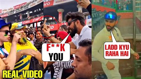 Virat Kohli Shocked And Got Angry When Indian Fans And Australian Fans