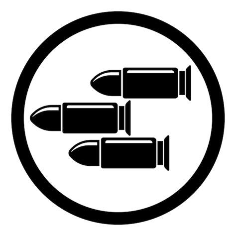 Bullet Symbol Logoillustration Design Vorlagenvektor Premium Vektor