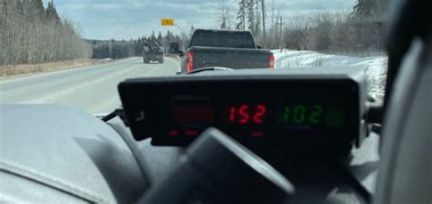 Fort St John Police Issue 2 Excessive Speeding Tickets In 1 Day Cjdc