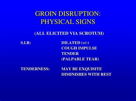 Ppt “gilmores Groin” The First 30 Years Plus One R S M 15