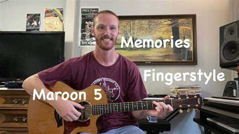 Memories Maroon Guitar Tutorial Fingerstyle Guitar Lesson Youtube