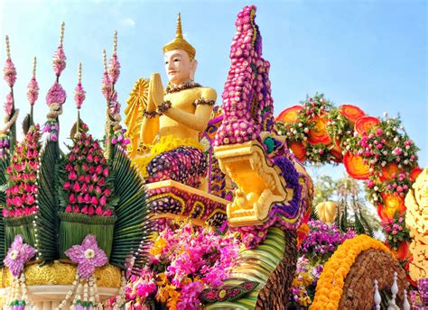 Flower Festival in Thailand jigsaw puzzle in Flowers puzzles on ...