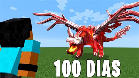 SOBREVIVI 100 DIAS NO MUNDO DE DRAGÕES NO MINECRAFT O FILME YouTube