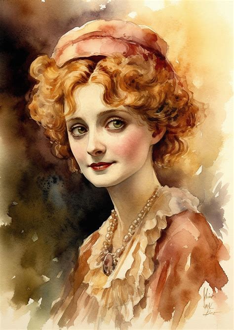 Billie Burke Digital Art By Thuy Dinh Thi Pixels