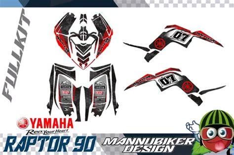 Yamaha Raptor 90 Graficos Calcas Wrap Vinil Laminado Enduro