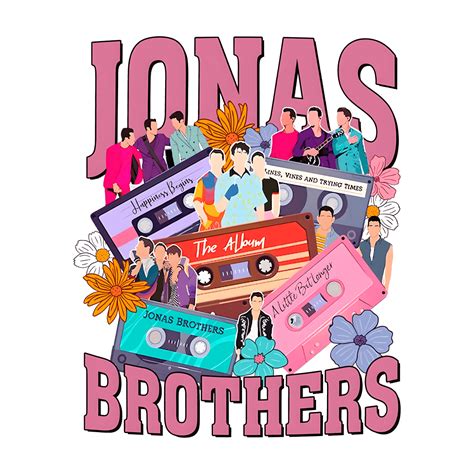 Retro Jonas Brothers Cassette Png One Night Tour Png File Inspire Uplift