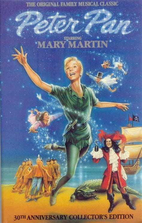 Peter Pan Starring Mary Martin Vhs Mary Martin Peter Pan