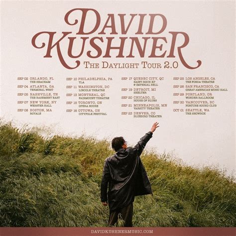 Billets pour David Kushner détails et dates de tournée pour 2024 2025