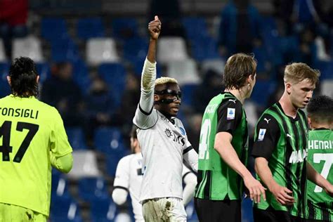 PAGELLE TABELLINO Sassuolo Napoli 1 6 fanta Osimhen Juve è tornato