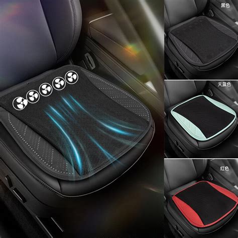 Cool Ice Silk Seat Almofada Ventilador Usb Cooling Pad Para Carro