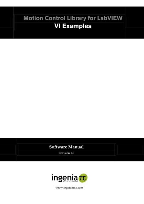 PDF LabVIEW Motion Control VIs EXAMPLES Pdf DOKUMEN TIPS