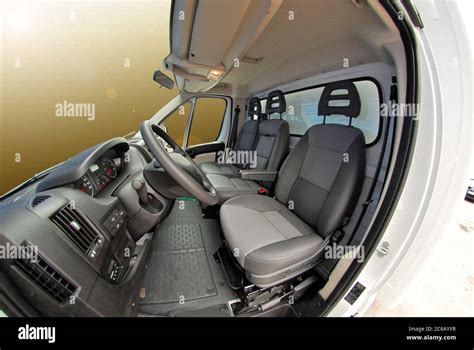 delivery van interior Stock Photo - Alamy