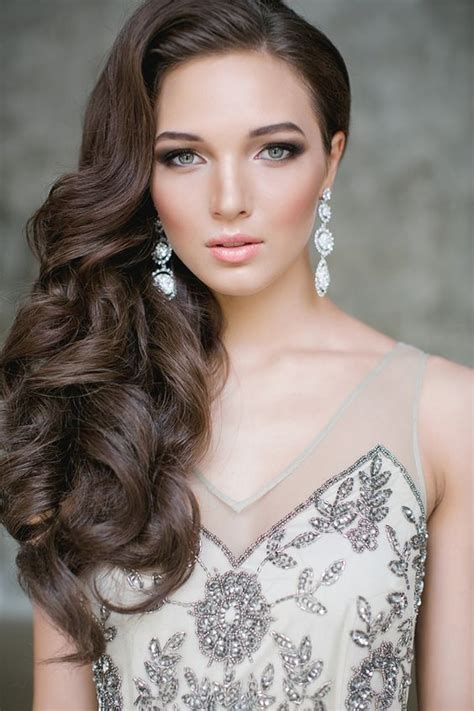 Elegant Side Swept Wedding Hairstyles Weddingomania