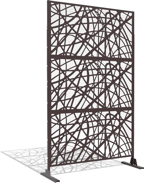 Delnavik Outdoor Privacy Screen Metal Privacy Screen Panel