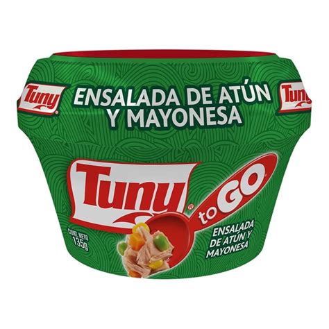 Ensalada de atún Tuny To Go clásica con mayonesa 135 g Walmart