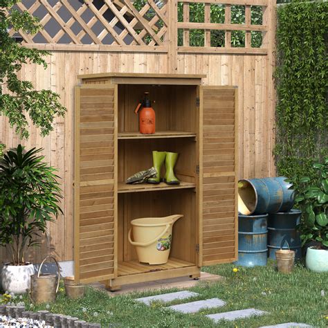 2.9x1.5ft Wooden Garden Storage Shed