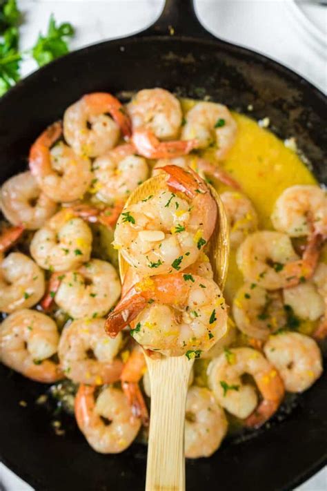 Easy Shrimp Scampi Recipe Without Wine Get On My Plate