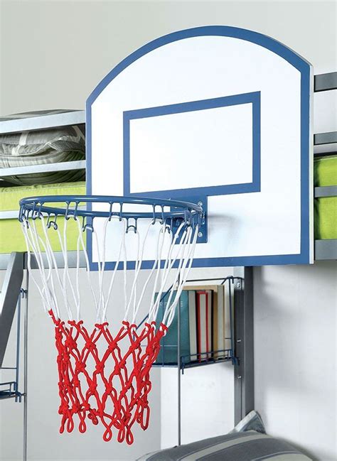 Athlete Full Over Full Bunk Bed W Basketball Hoop By Furniture Of