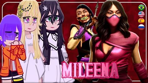 Gods React To Mileena Mortal Kombat Gacha React Youtube