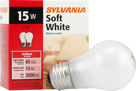 Sylvania Incandescent Soft White A Medium Base V Light Bulb W