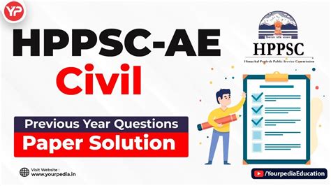 HPPSC Civil AE Previous Paper Solution AE JE Civil Preparation