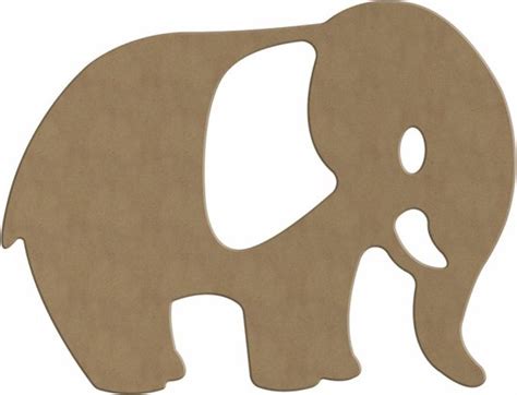 Gomille MDF Figuur Olifant 25 Cm Bol