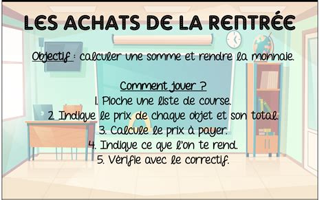 Les Achats De La Rentr E