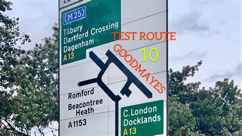 Goodmayes Test Route Part Uk Dvsa Driving Test Route Goodmayes