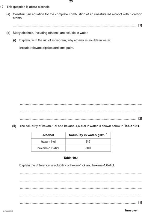 June 2017 QP Paper 2 OCR Chemistry A A Level 19 0