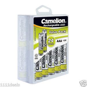 Camelion Aaa Ni Cd Mah V Rechargeable Solar Battery Pack Ebay