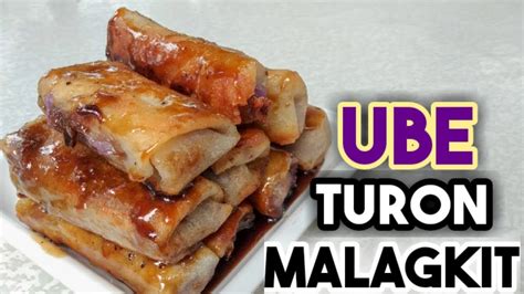 Crispy Ube Turon Malagkit With Cheese Recipe Ube Glutinous Rice Flour