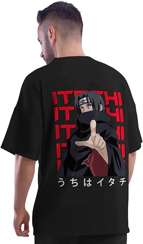 Itachi Uchiha Anime Oversized T Shirt Anime Shirt Naruto T Shirt