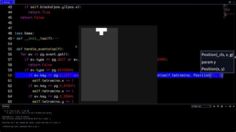 Writing Tetris In Python M Timelapse Youtube