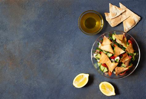 Premium Photo Fattoush Lebanese Saladtasty Arabiccuisine