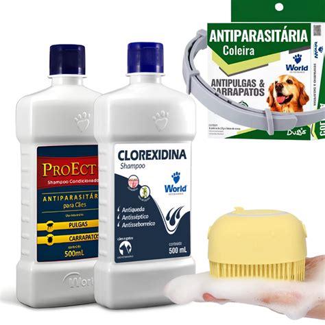 Coleira Anti Pulga E Carrapato Funciona - Kit Coleira Dugs + Shampoo Anti pulga E Carrapato Antiparasitário e ...