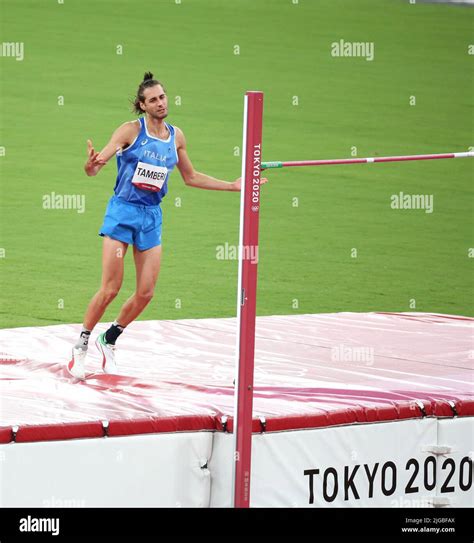 August 01st 2021 Tokyo Japan Gianmarco Tamberi Of Italy In Action