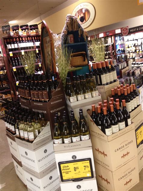 Wine Display in Store