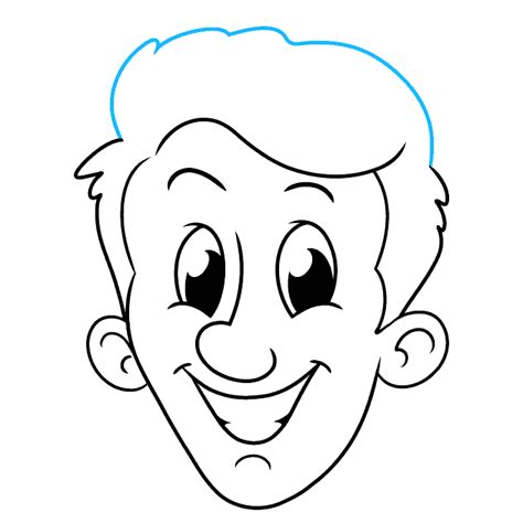 drawing tutorial face cartoon