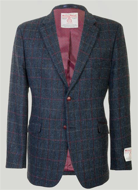 Blue Harris Tweed Skye Jacket Ewm