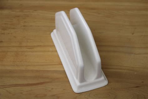 Vintage Pfaltzgraff Heritage White Stoneware Napkin Holder Georges