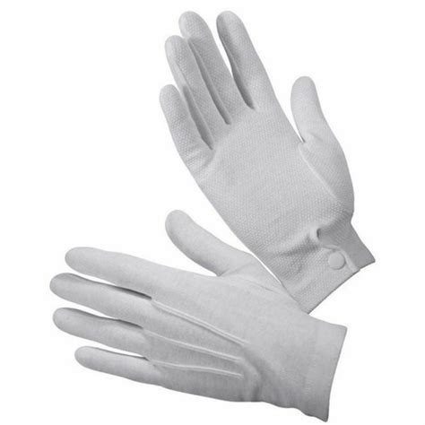 Gripper Dot Parade Gloves White