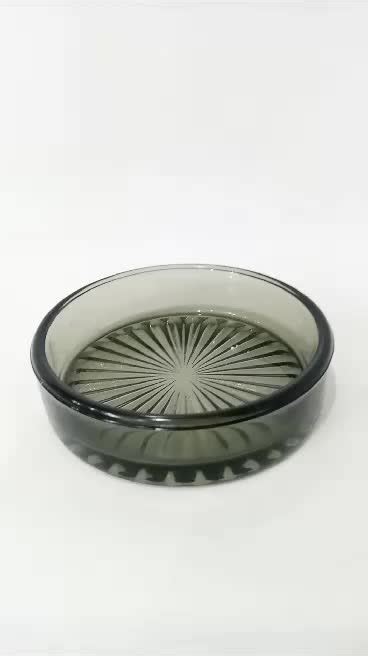 Small Glass Ash Tray Black Glass Daraz Pk